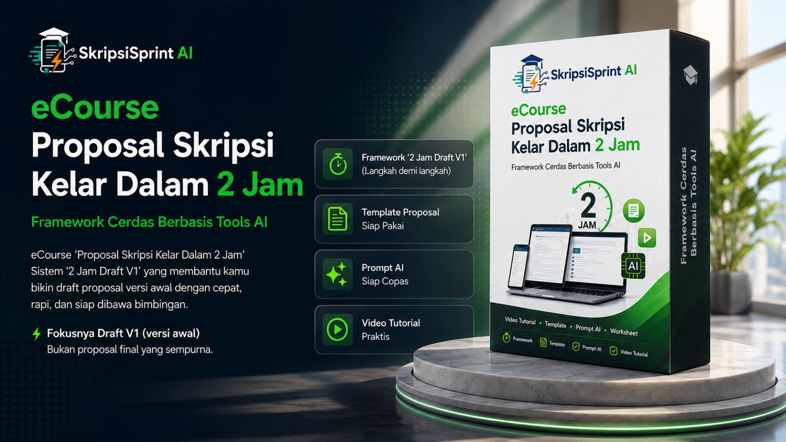 eCourse Proposal Skripsi Kelar Dalam 2 Jam