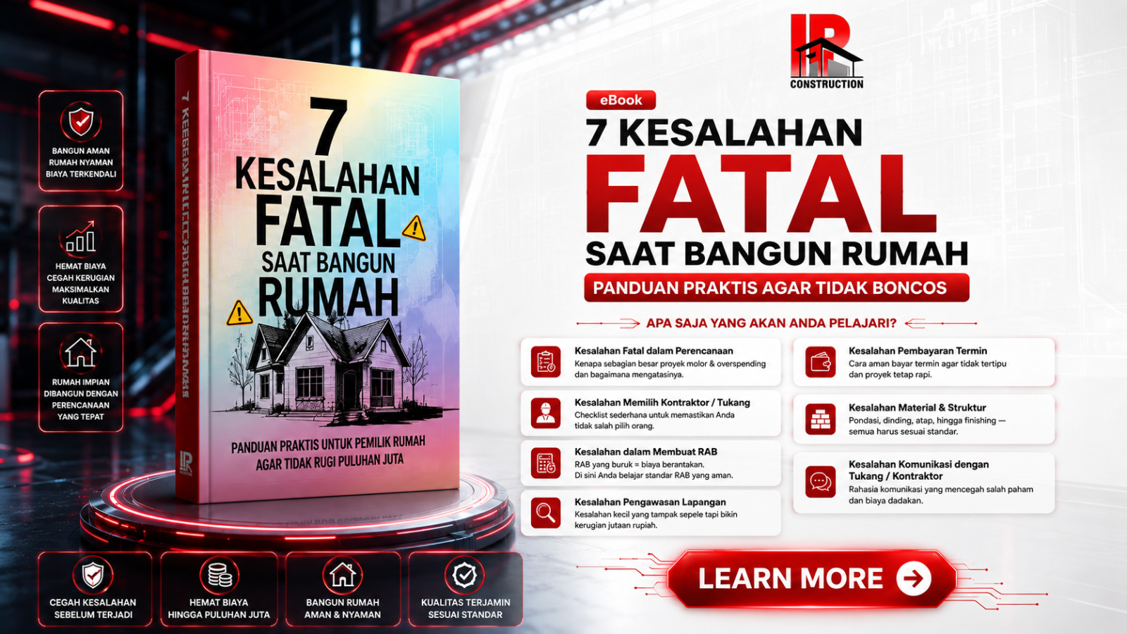 eBook 7 Kesalahan Fatal Saat Bangun Rumah